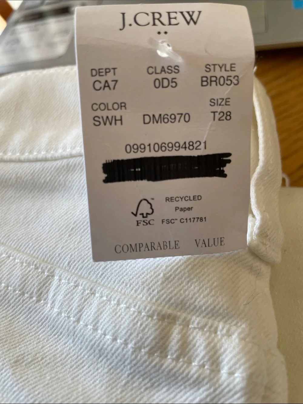 J. Crew Factory Tall wide-leg jean in all-day stretch Size 28 Tall NEW w/ Tag